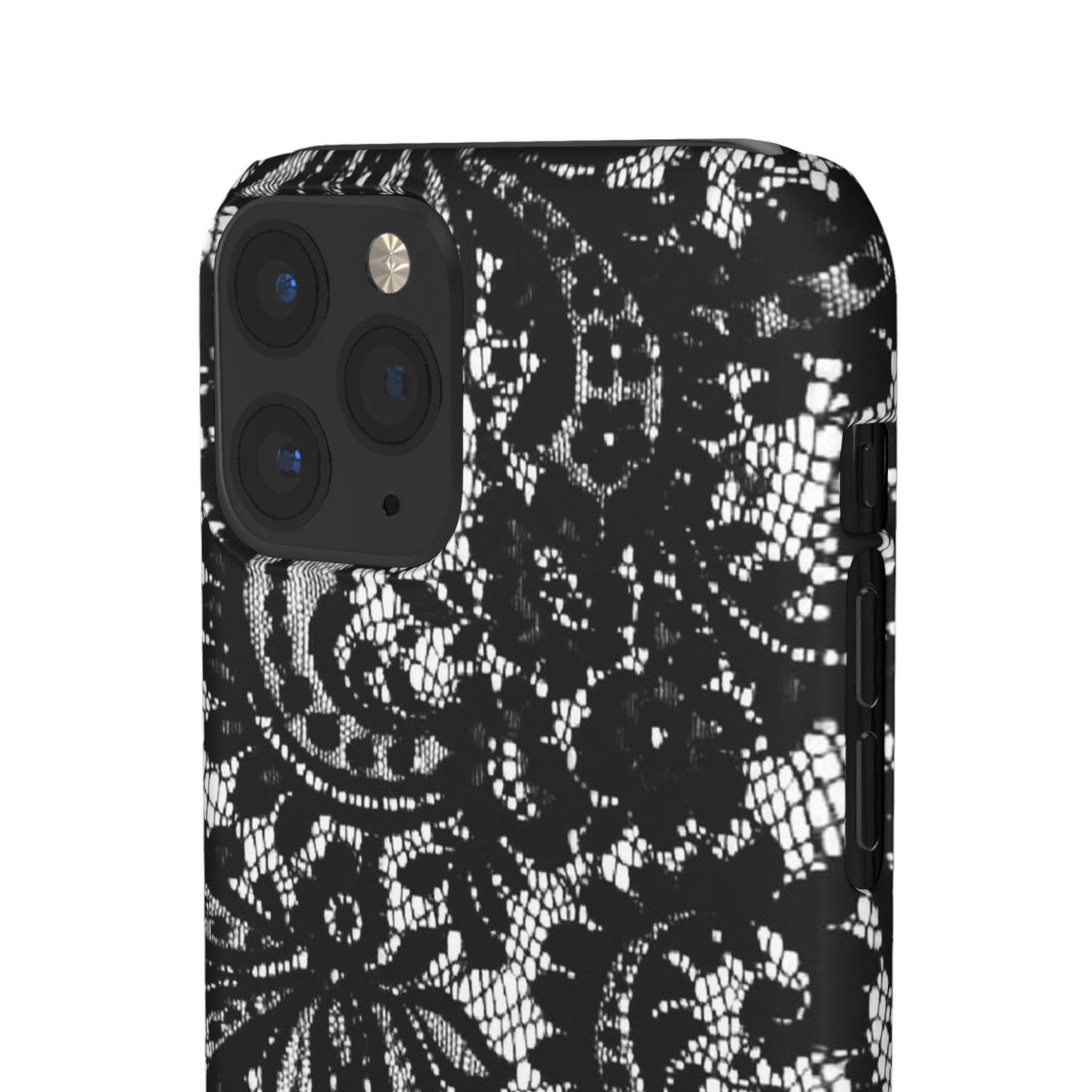 Black Lace Elegant Pattern Case