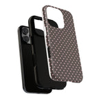 Brown Polka Phone Case