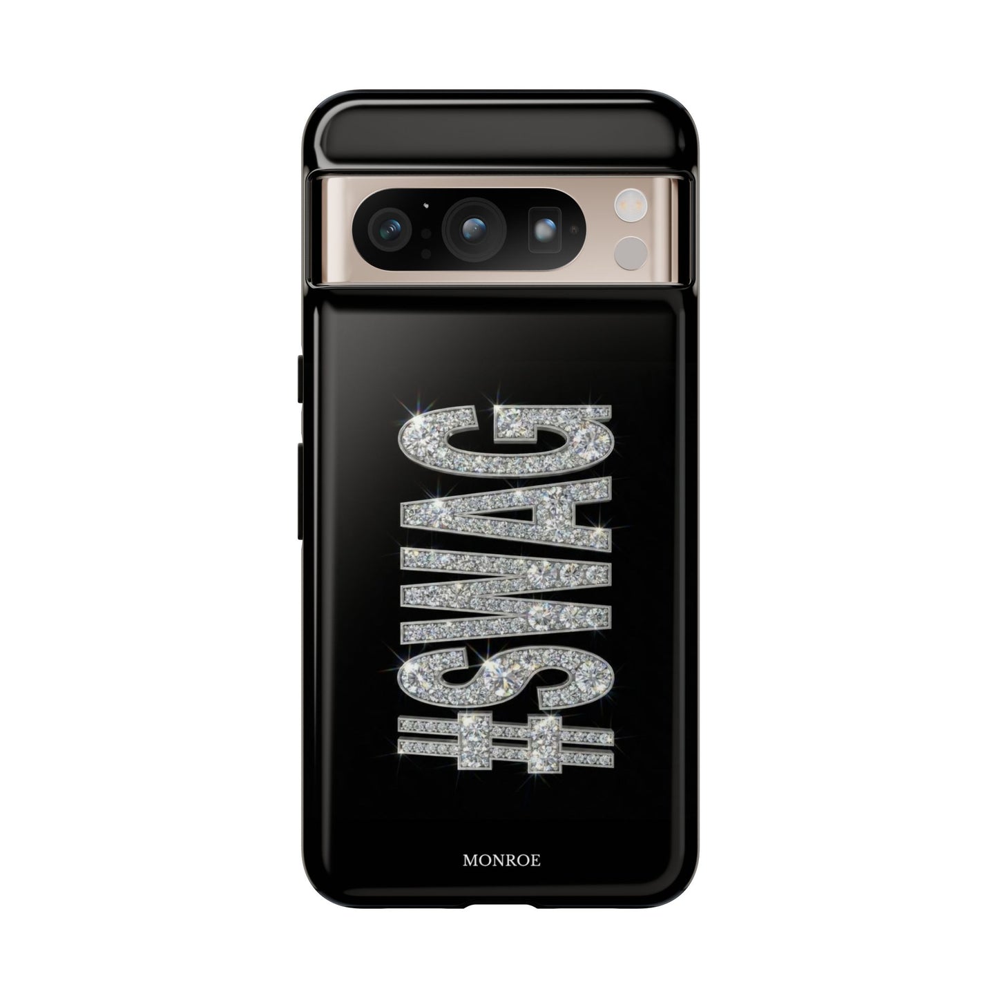 “#SWAG” Black Bling Tough Case