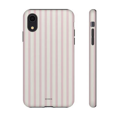 Light Pink Stripe Tough Phone Case
