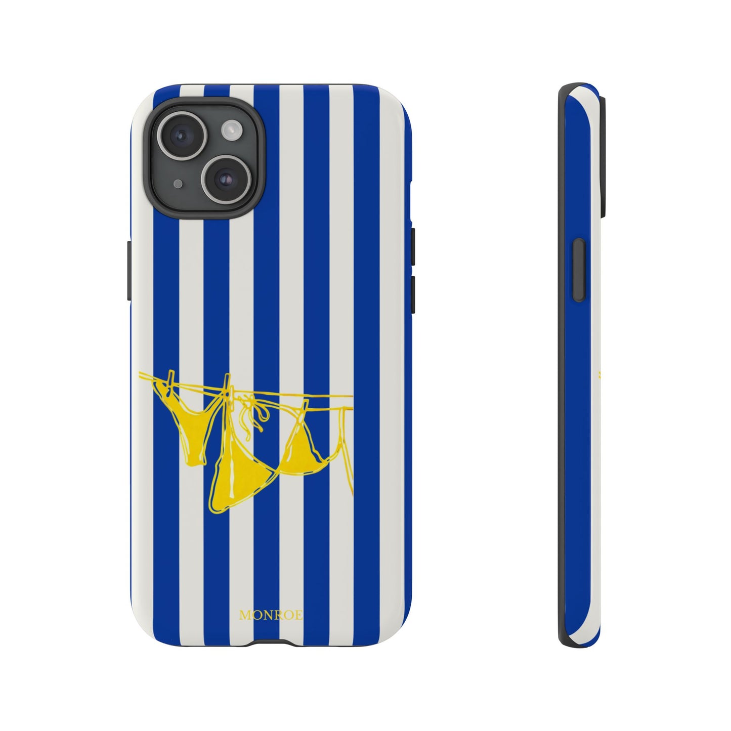 Blue Stripe Beach Art Tough Case