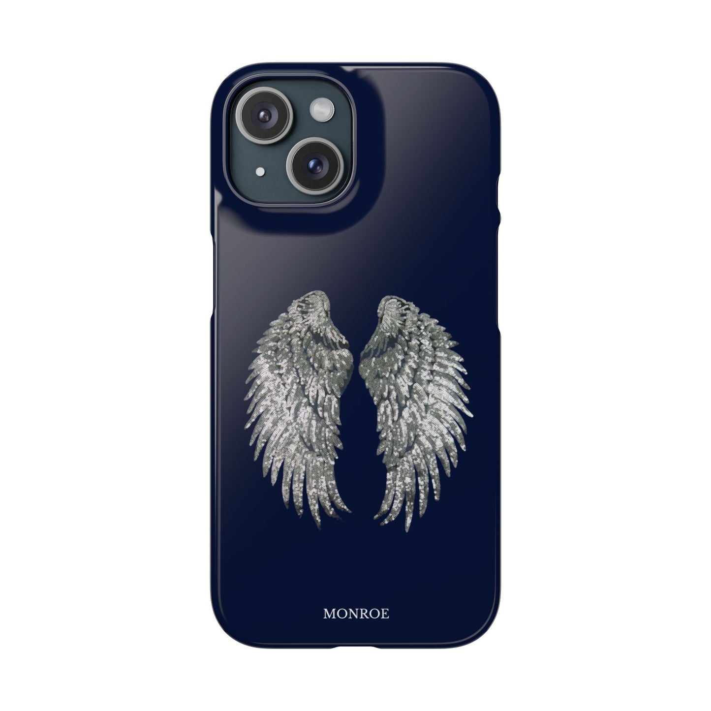 Navy Angel Wings Case