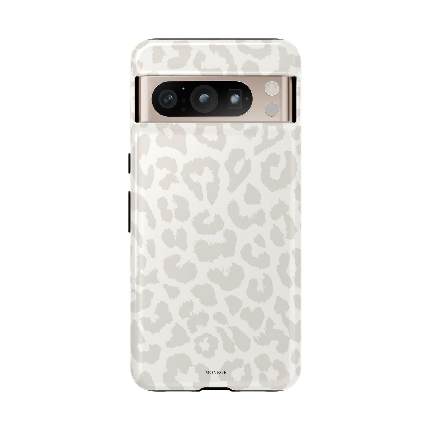 White Leopard Print Tough Case