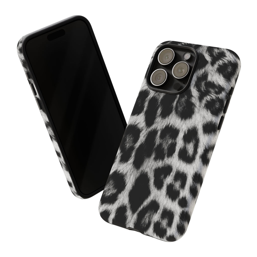 B&W Leopard Phone Case