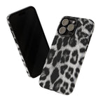 B&W Leopard Phone Case