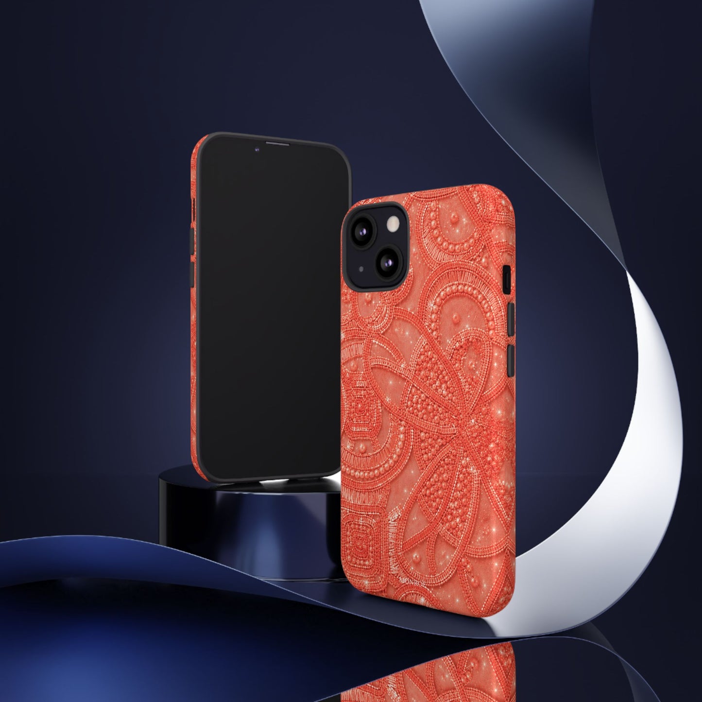 Coral Lace Tough Case
