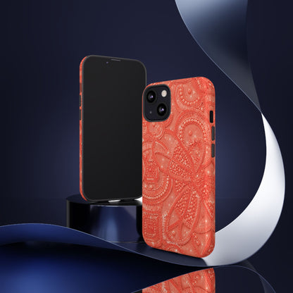 Coral Lace Tough Case