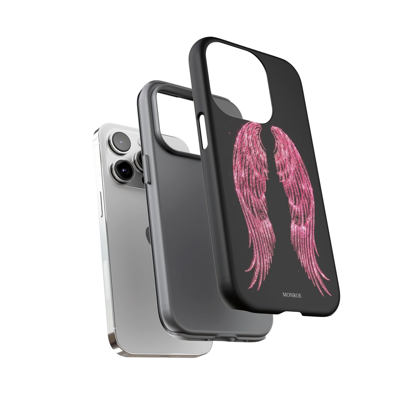Pink Glitter Angel Tough Case