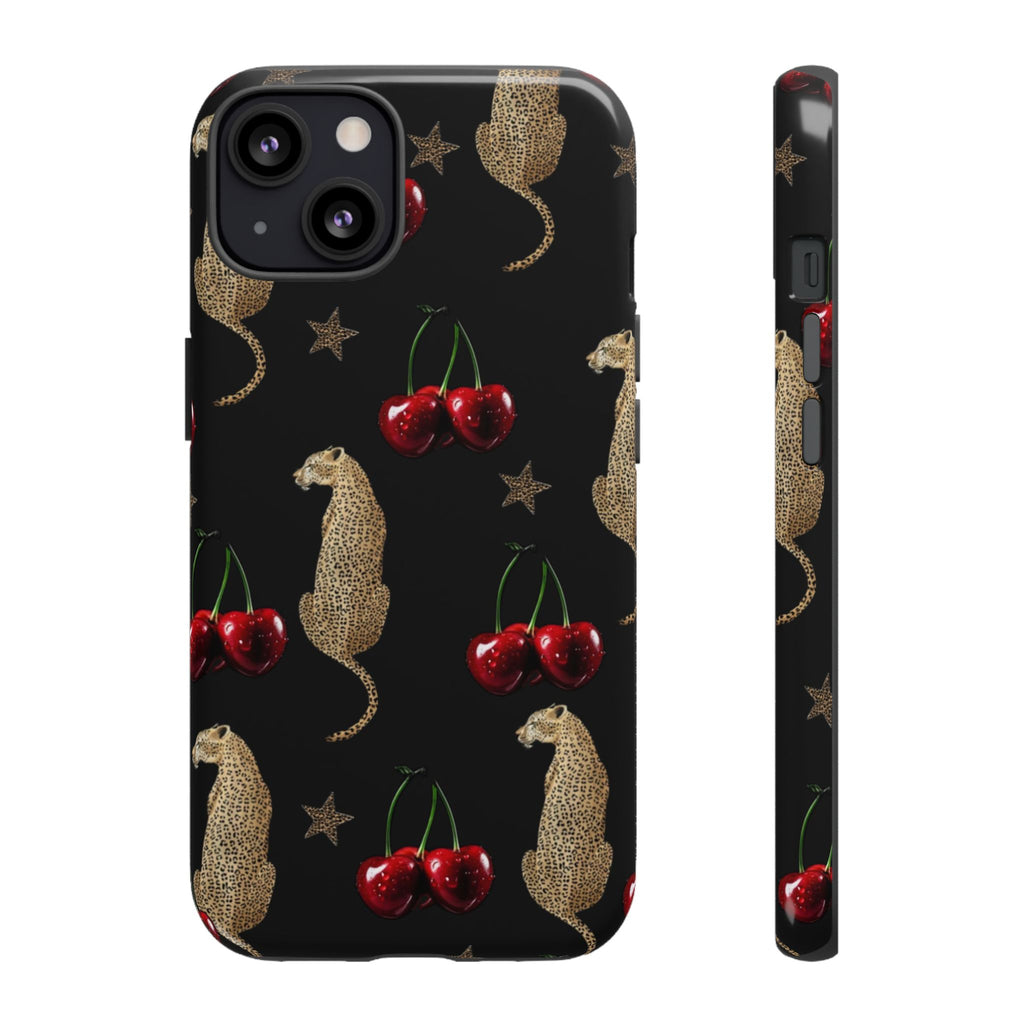 Leopards & Cherries Phone Case