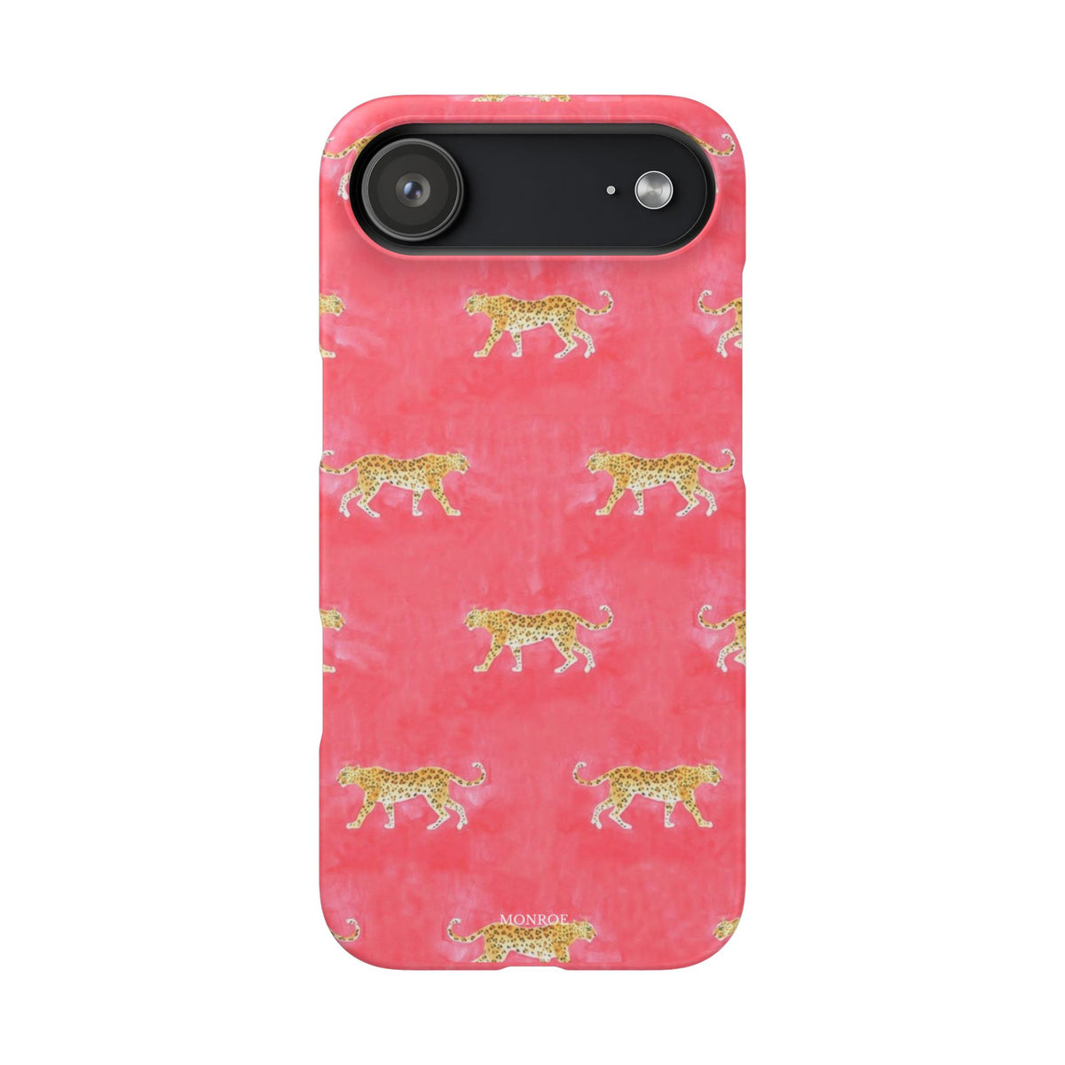 Pink Watercolor Leopard Case