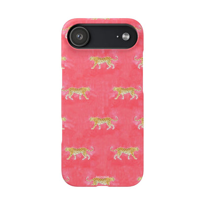 Pink Watercolor Leopard Case