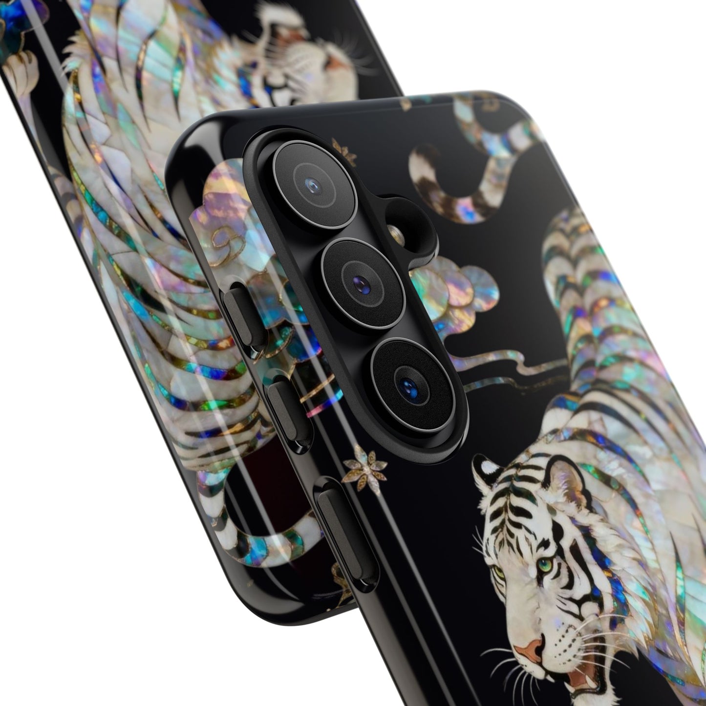 Iridescent White Tiger Tough Case