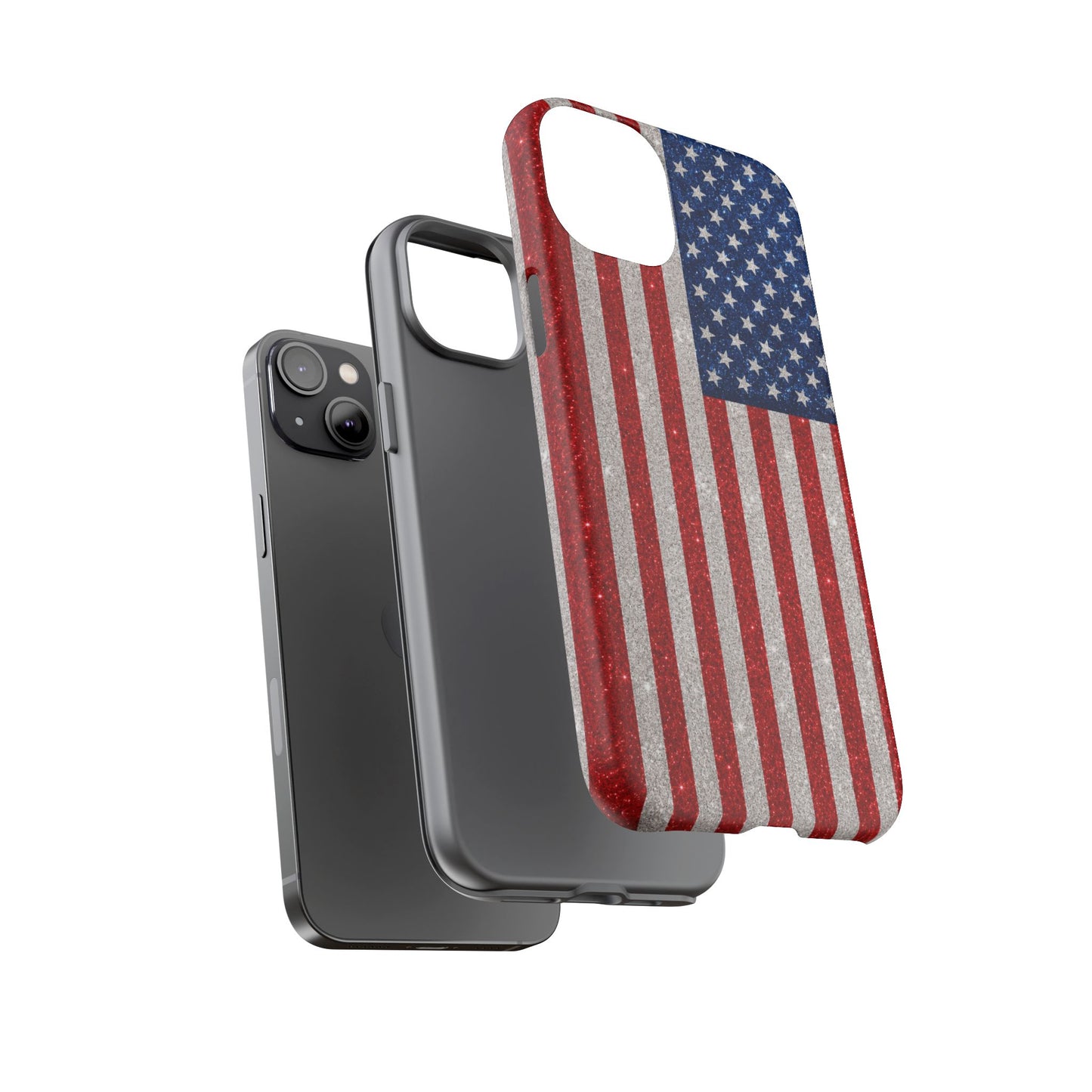 America Glitter Tough Case