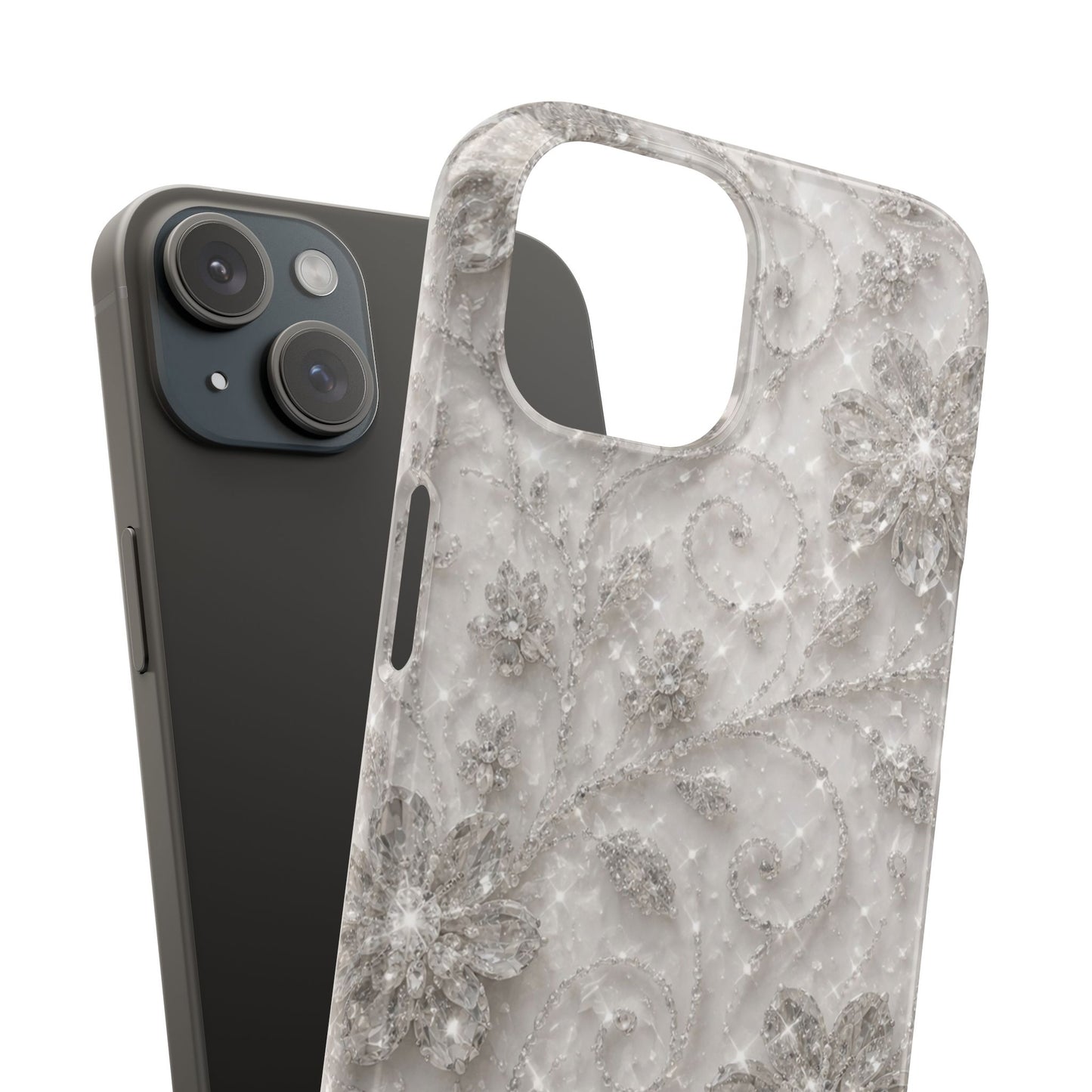 Glittery Floral Case