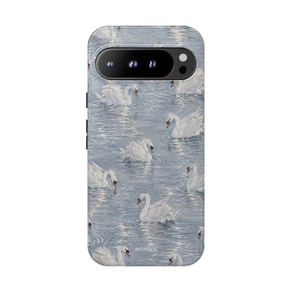 Swan Pattern Tough Case