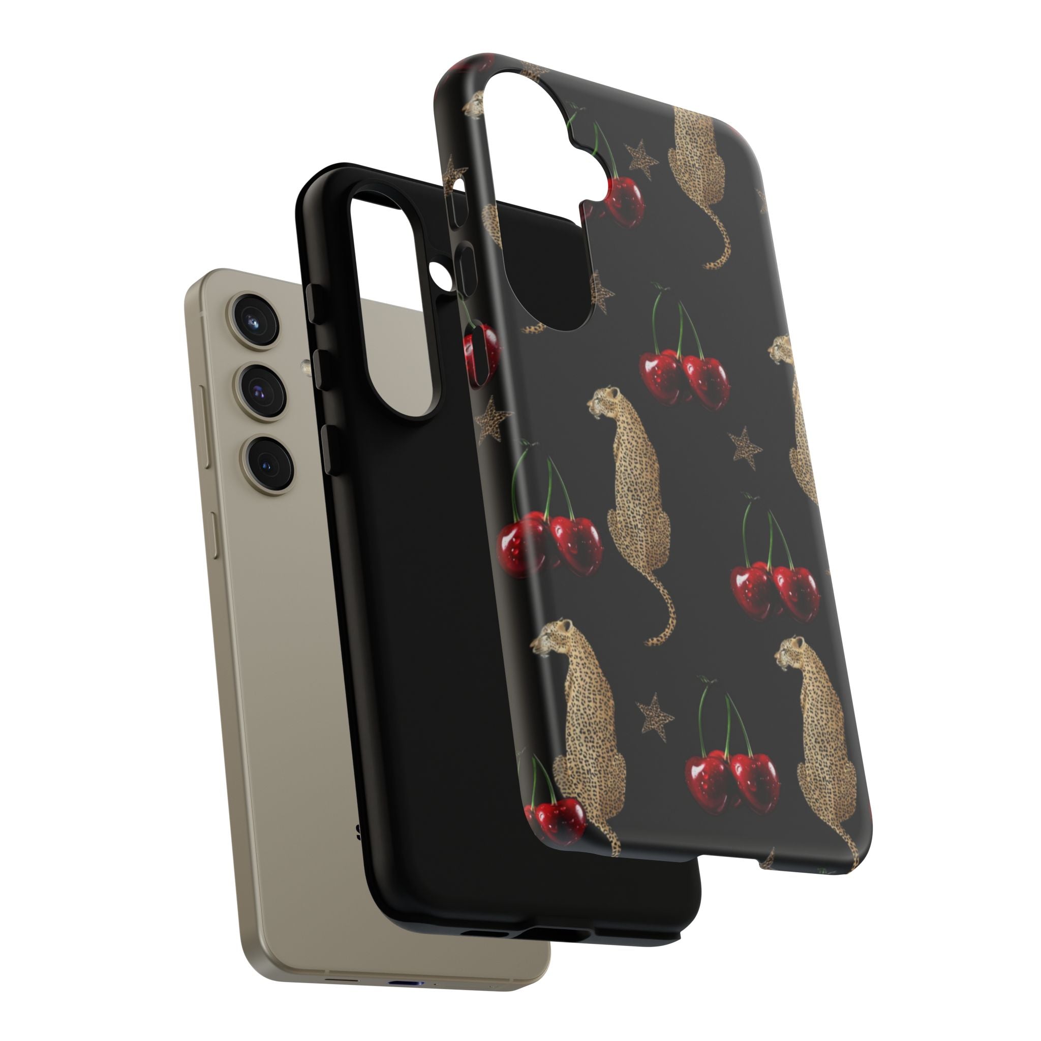 Leopards & Cherries Phone Case