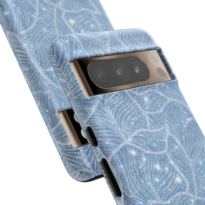Glacier Blue Floral Tough Case