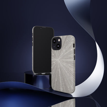 Sparkling Silver Burst Tough Case