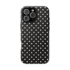 Black Polka Dot Phone Case