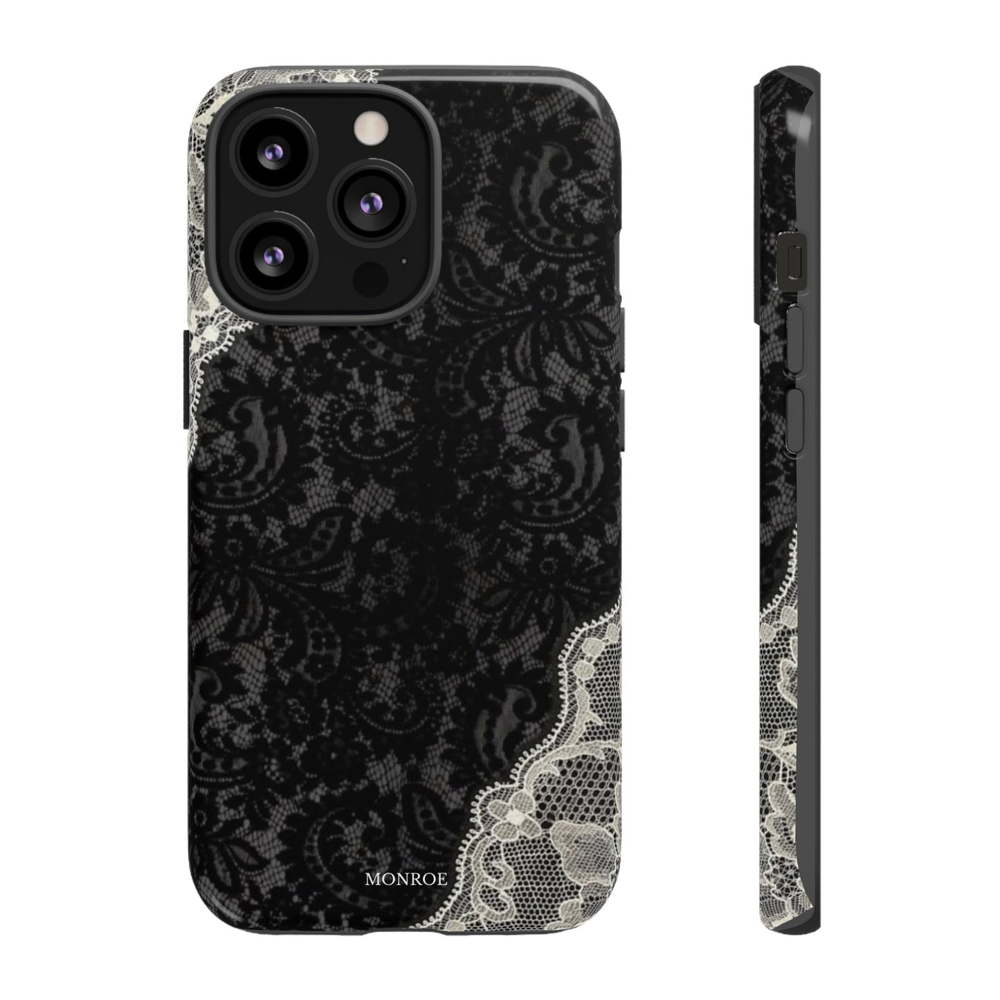 Black & White Edged Tough Case