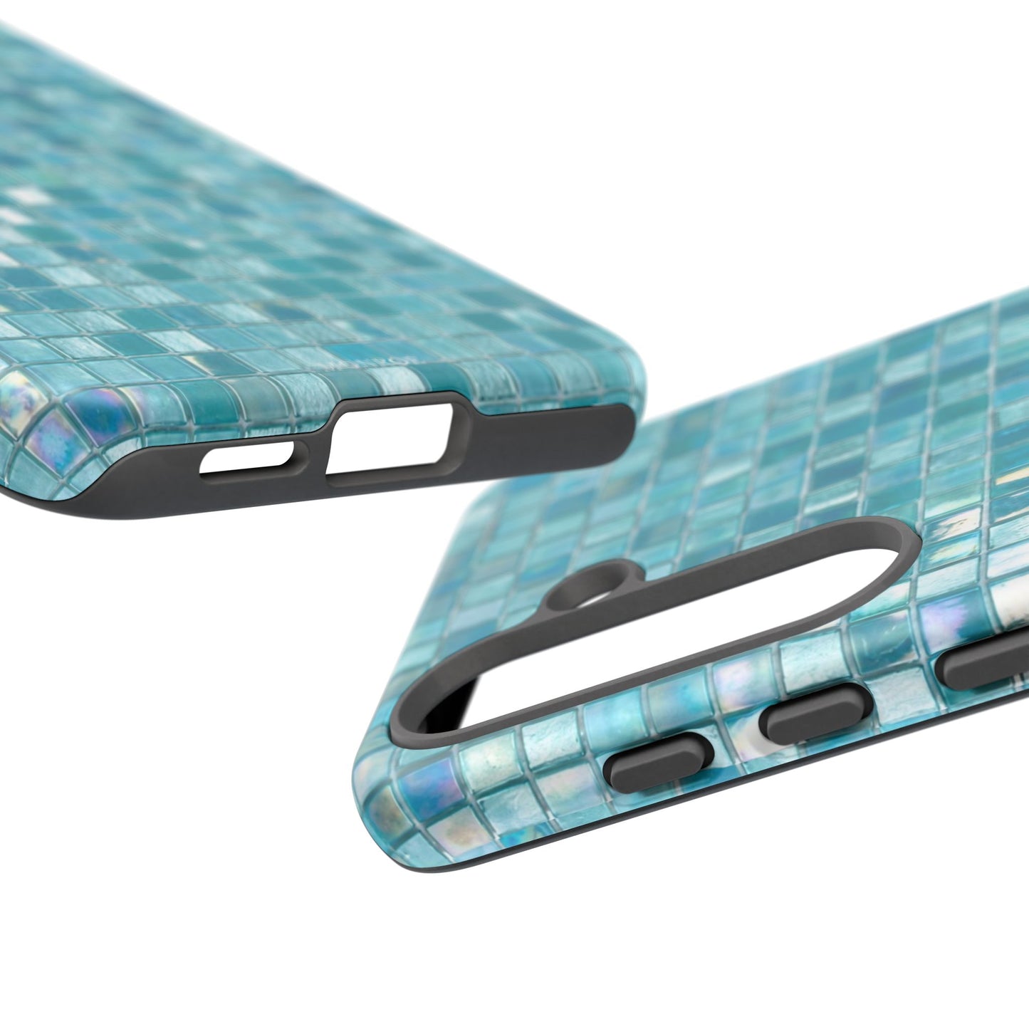 Hot Blue Mosaic Tile Tough Case