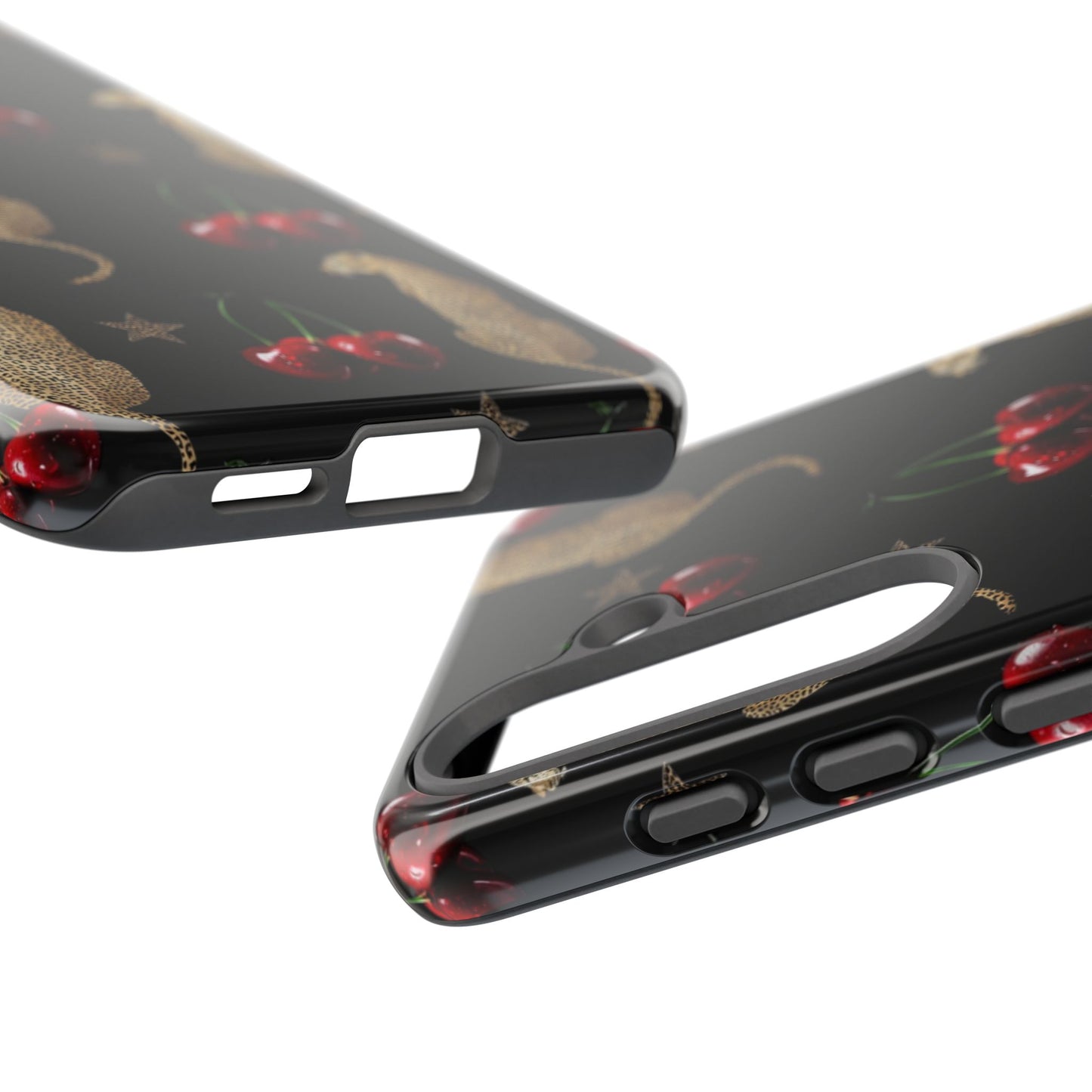 Leopard & Cherry Tough Case