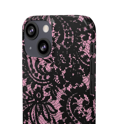 Pink Lace Pattern Case