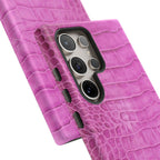 Purple Croc Phone Case