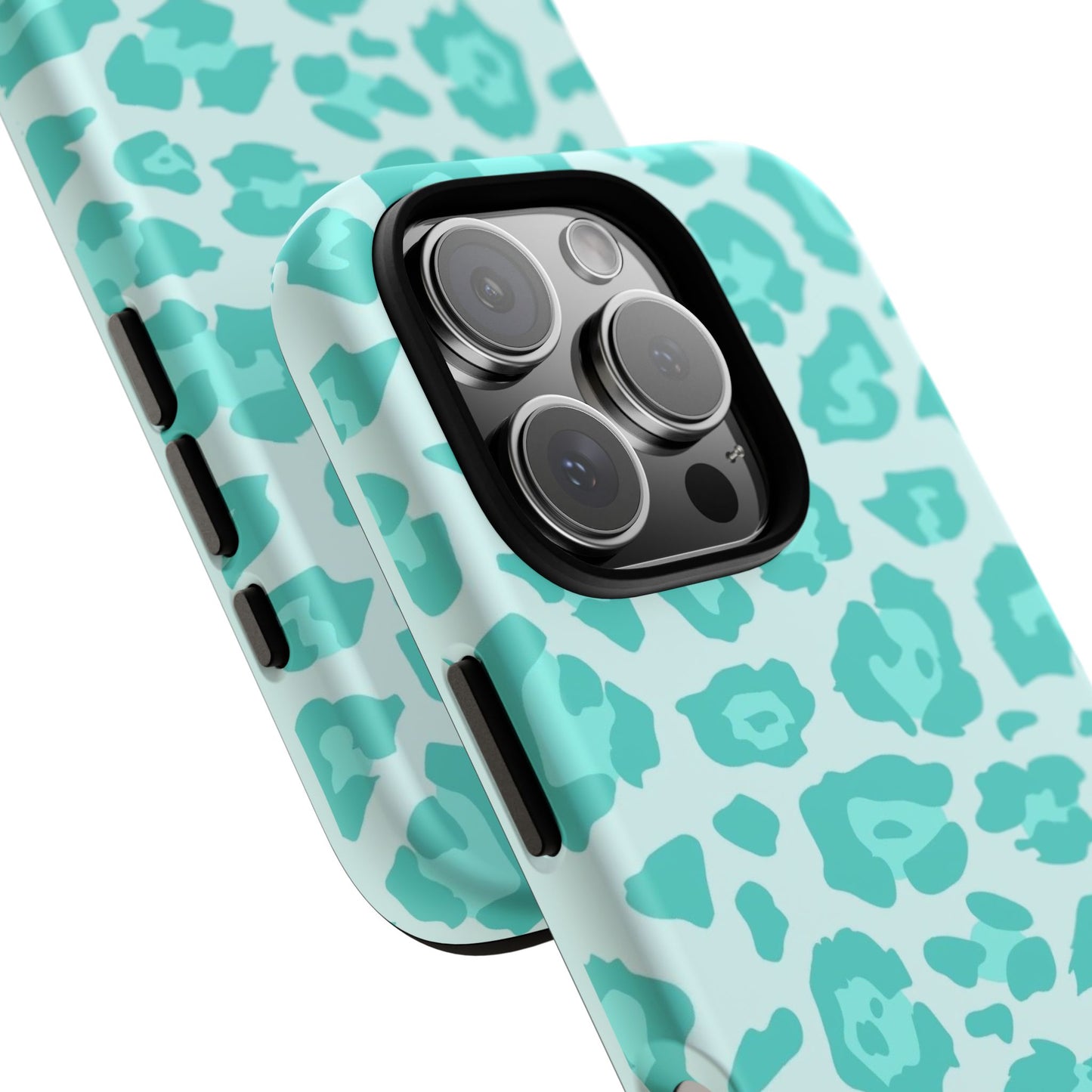 Teal Leopard Tough Case
