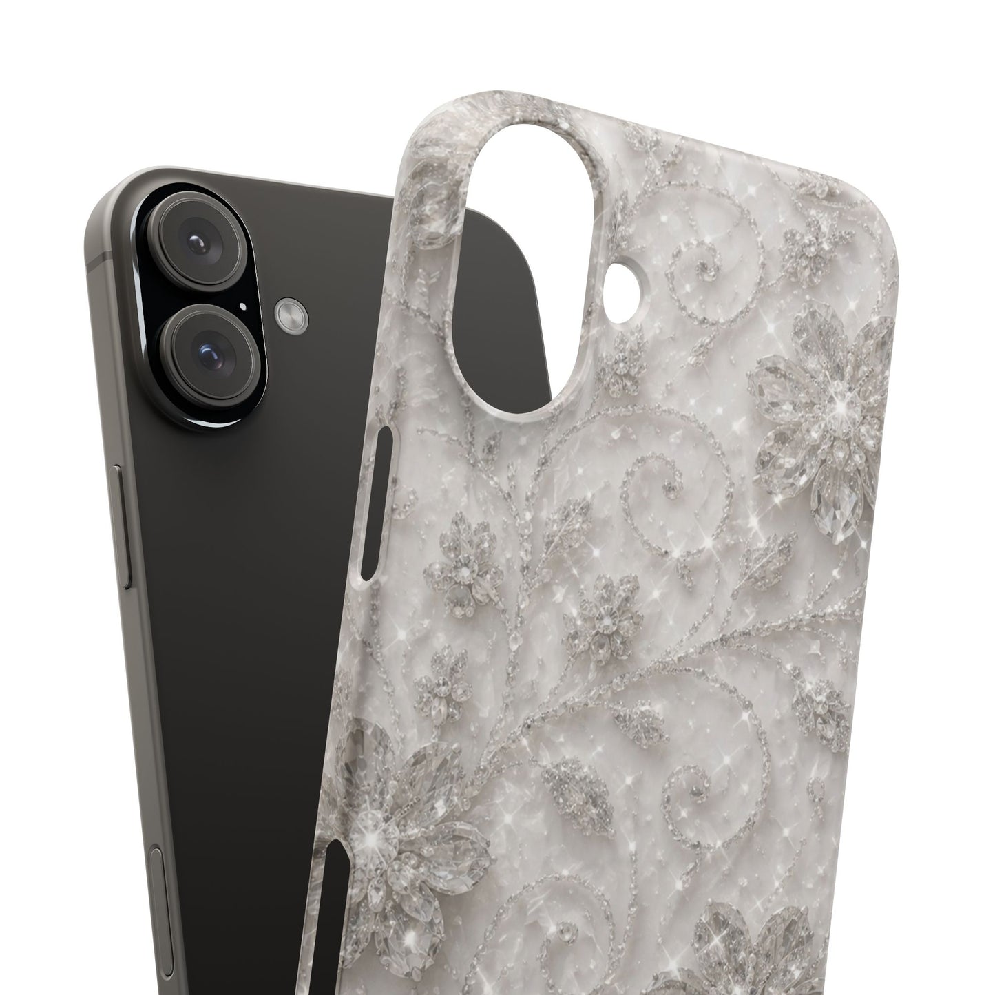 Glittery Floral Case