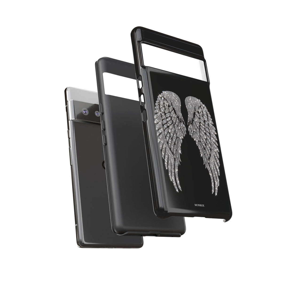 Silver Angel Wings Tough Case