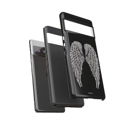Silver Angel Wings Tough Case