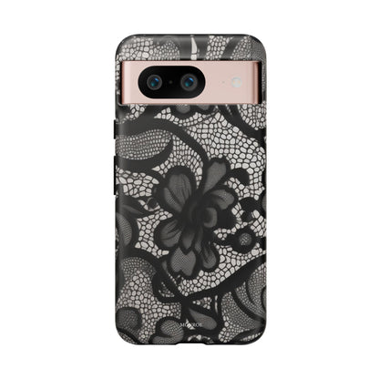 Black Floral Vintage Case