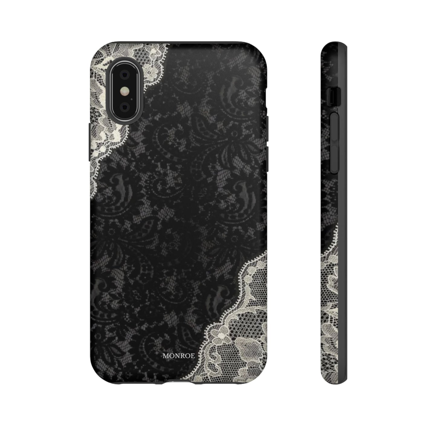 Black & White Edged Tough Case