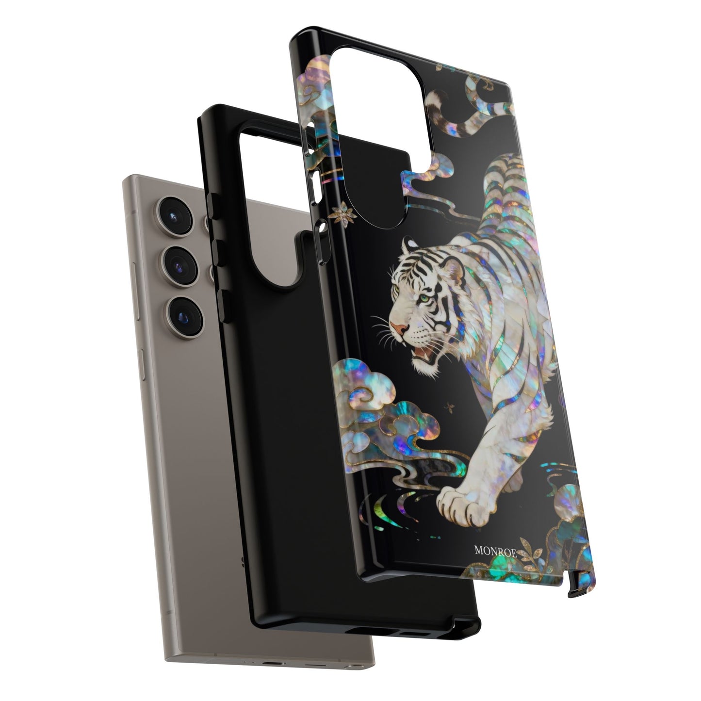 Iridescent White Tiger Tough Case