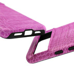Purple Croc Phone Case
