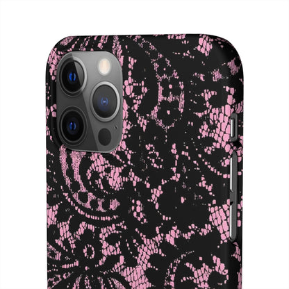 Pink Lace Pattern Case