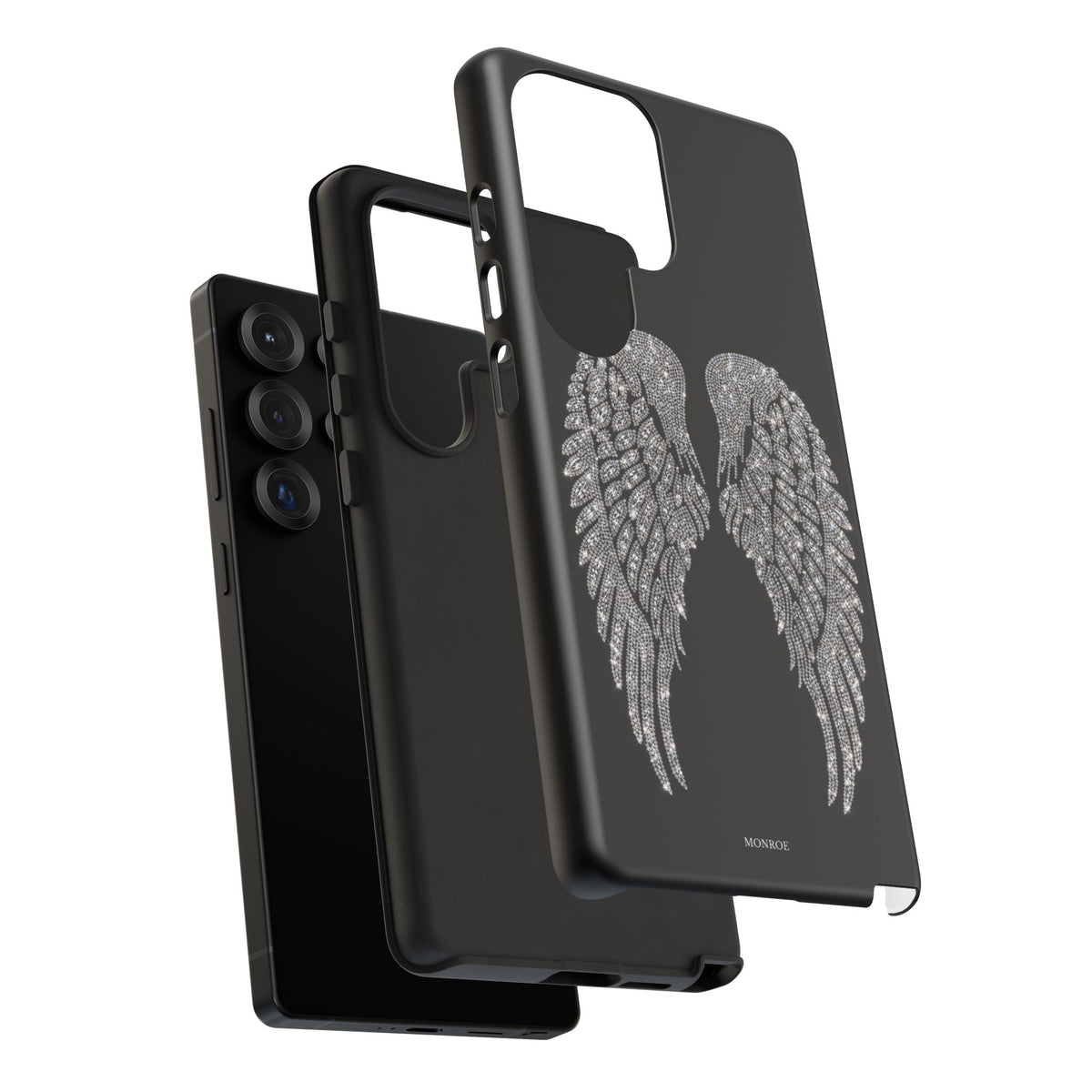 Silver Angel Wings Tough Case