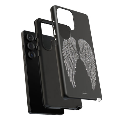 Silver Angel Wings Tough Case