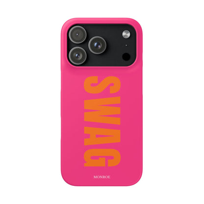 Bold Pink "SWAG" Case