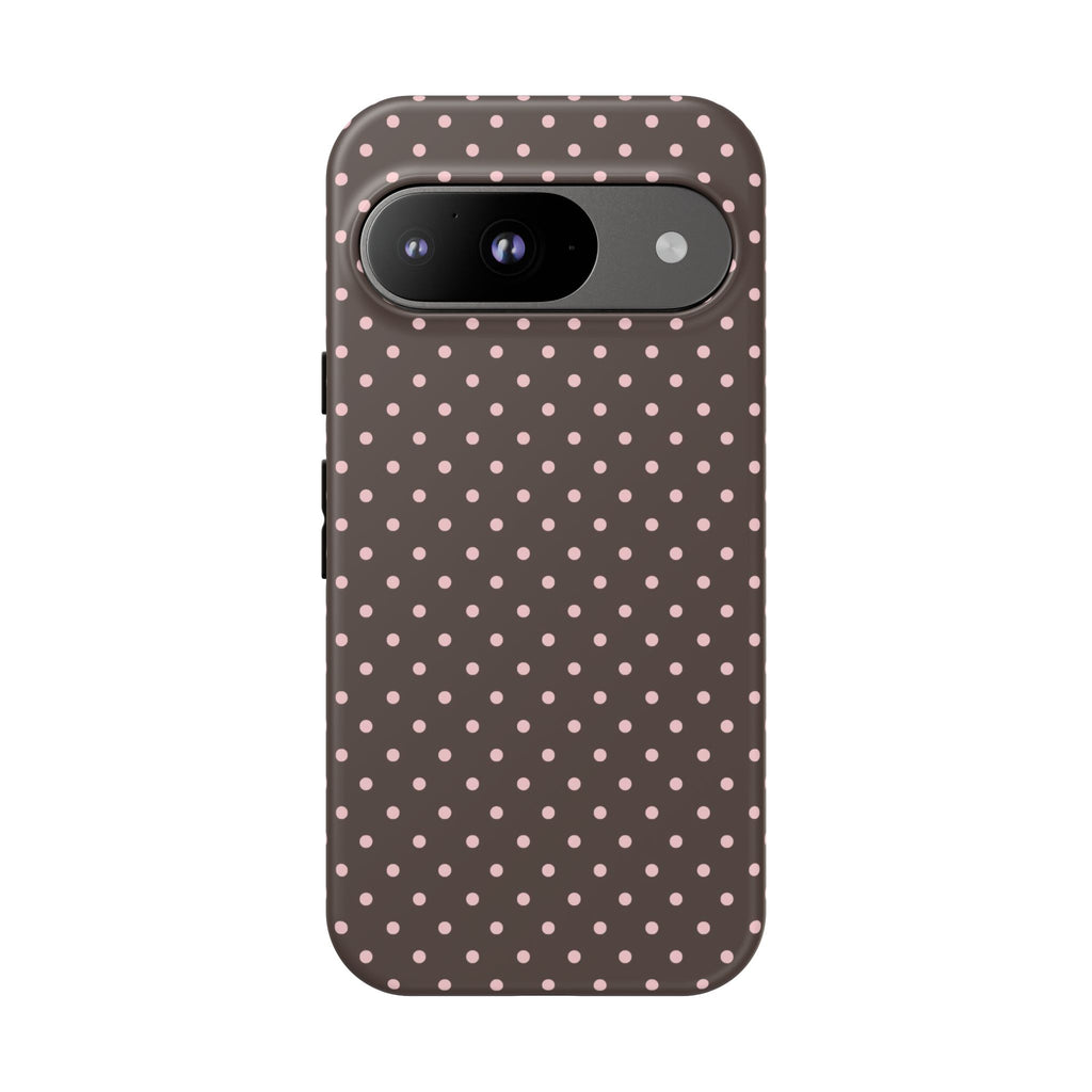 Brown Polka Phone Case