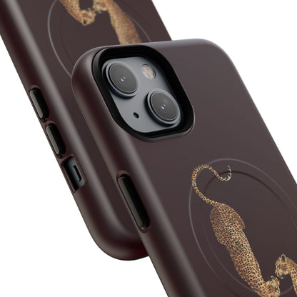 Burgundy Leopard Duo MagSafe Case