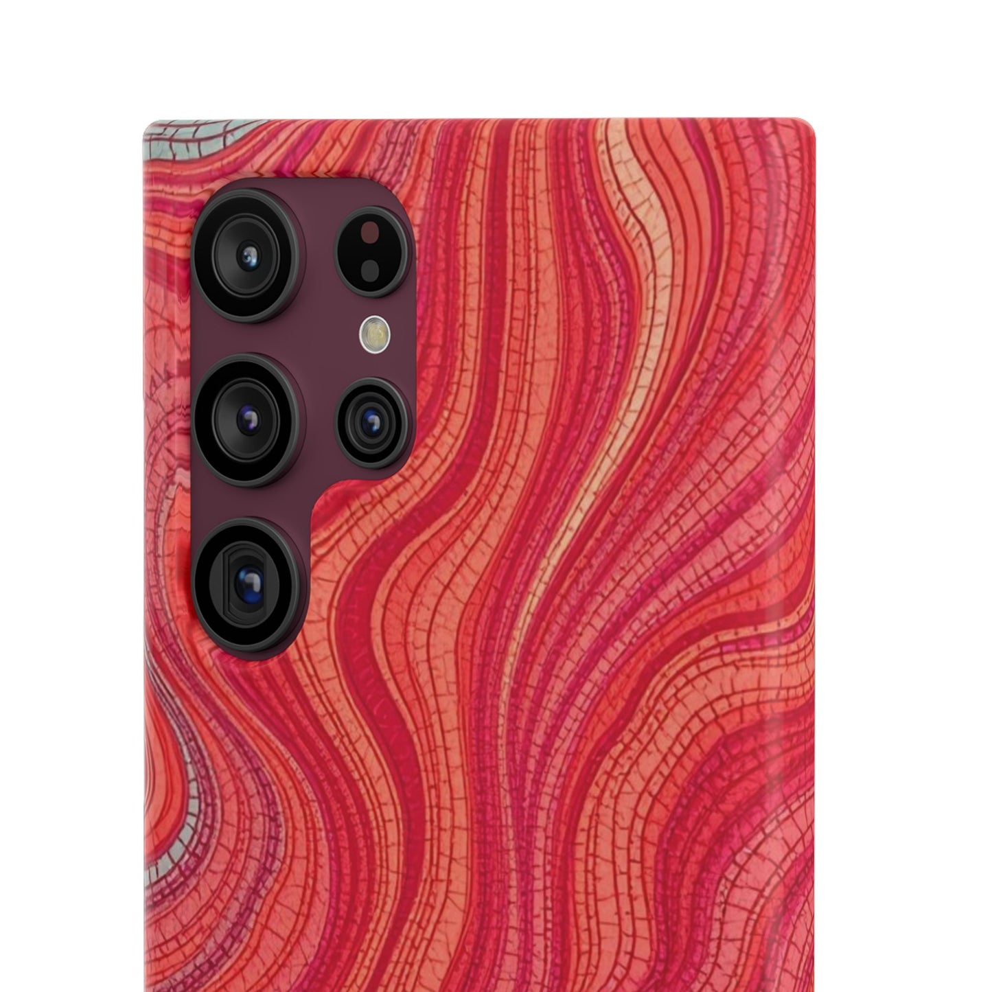 Retro Wavy Red Case