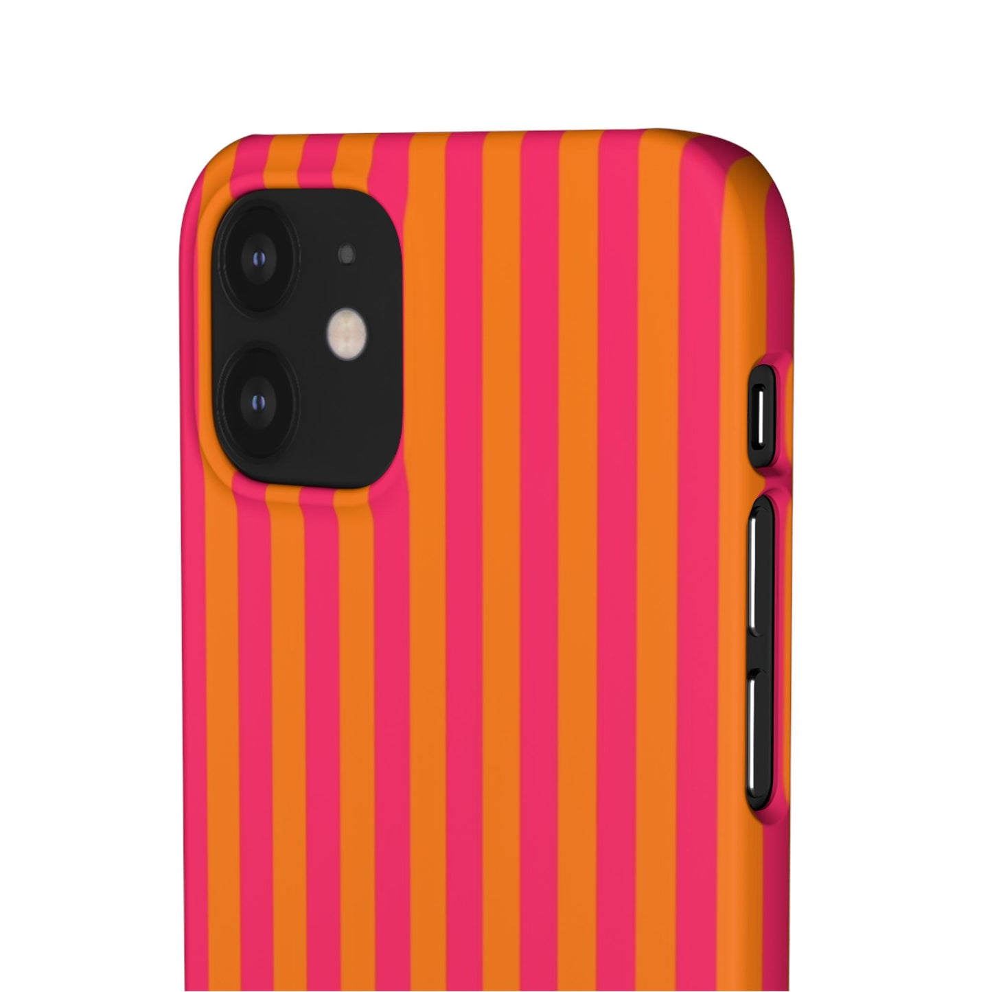 Striped Orange & Pink Case
