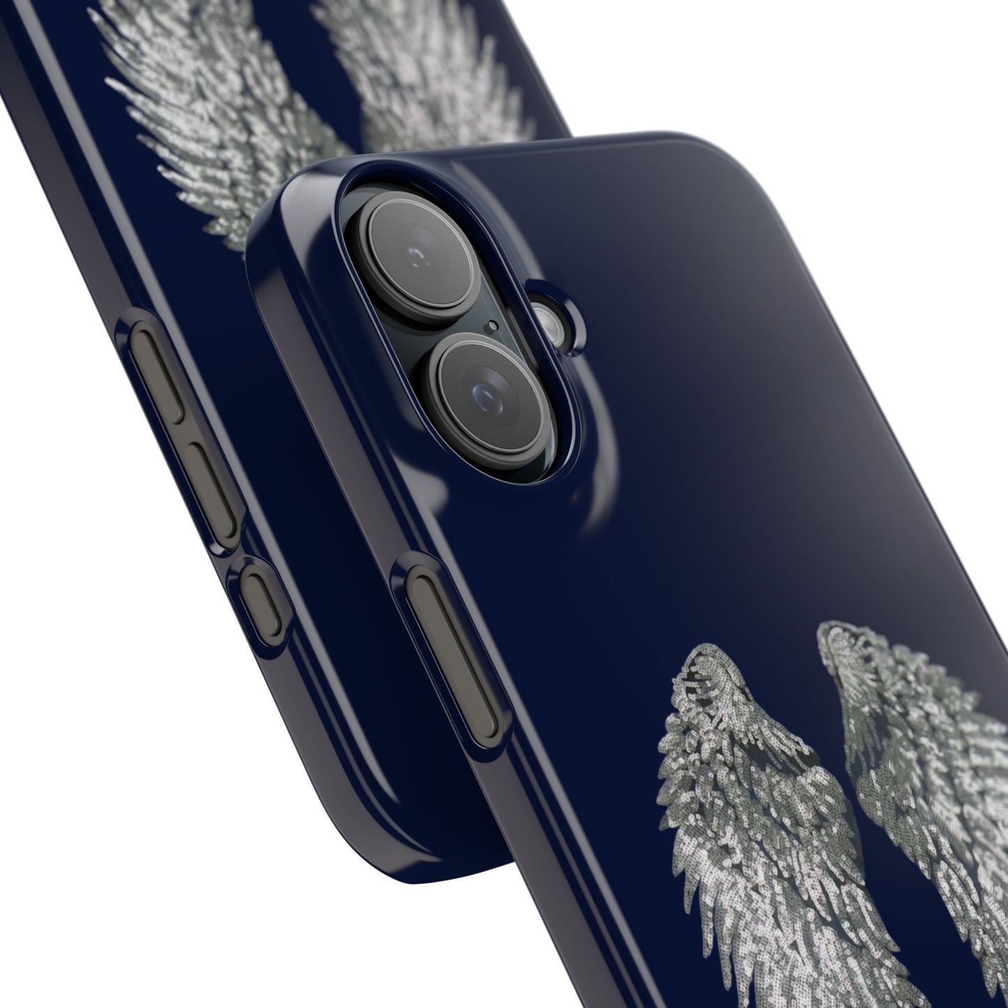 Navy Angel Wings Case
