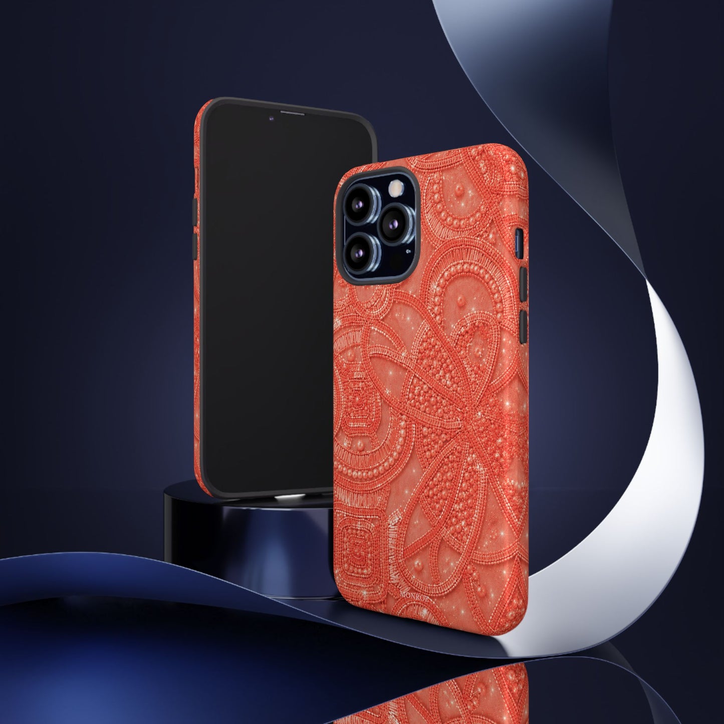 Coral Lace Tough Case