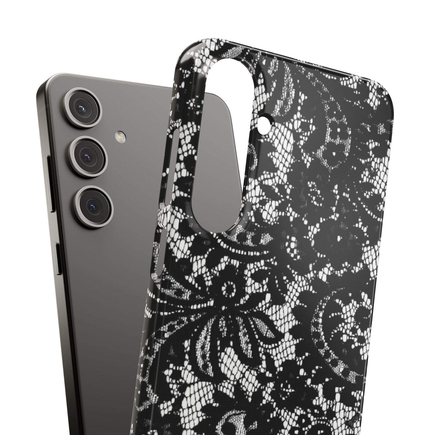 Black Lace Elegant Pattern Case