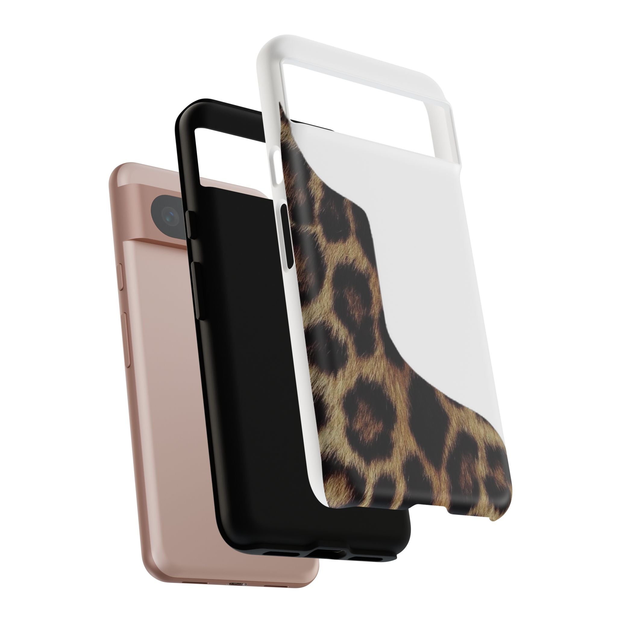 Half Cheetah Print Phone Case