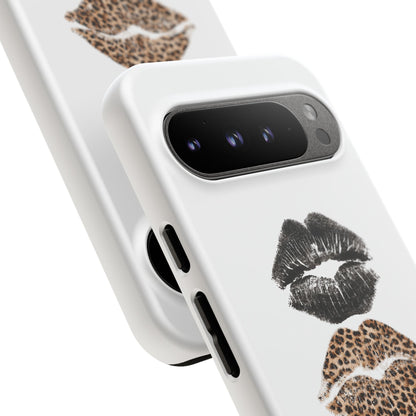 Leopard Glam Lip Tough Case