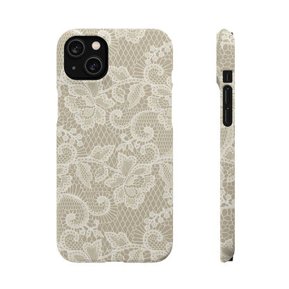Vintage Beige Lace Case